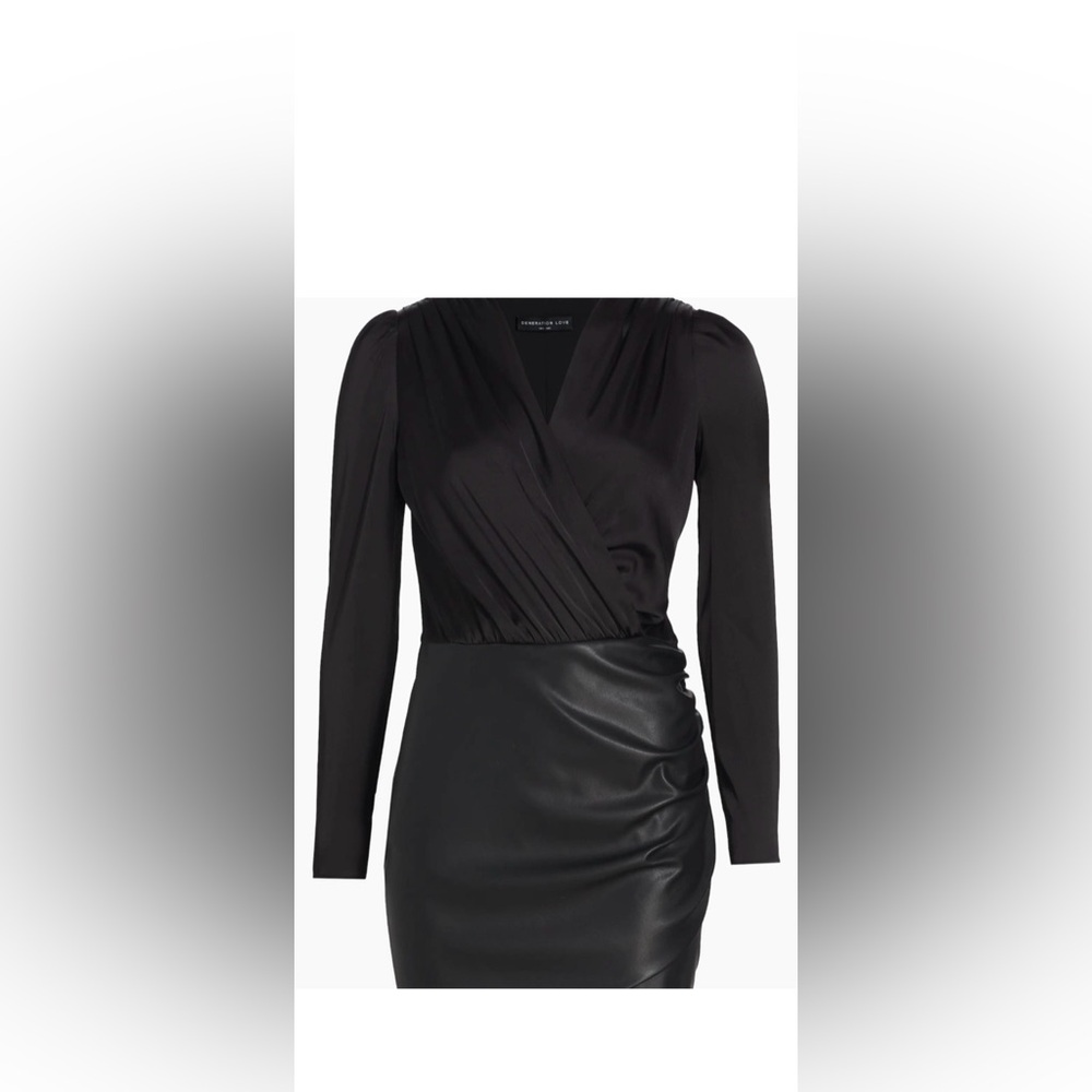 Generation Love Miley Combo Black Long Sleeve Dress XS NWT NEW WITH TAGS